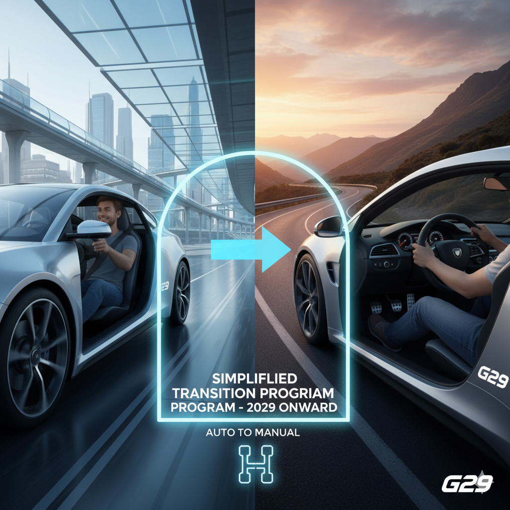 Automaadist manuaali alates 2029 on vaja ainult 7 sõidutundi